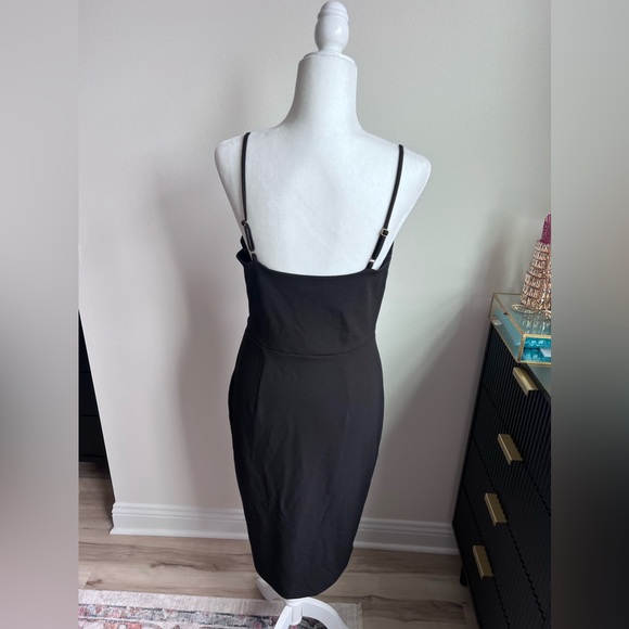 Express black spaghetti strap midi dress - Picture 3 of 4